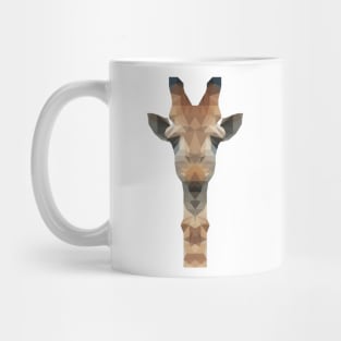 A Giraffe, low poly Mug